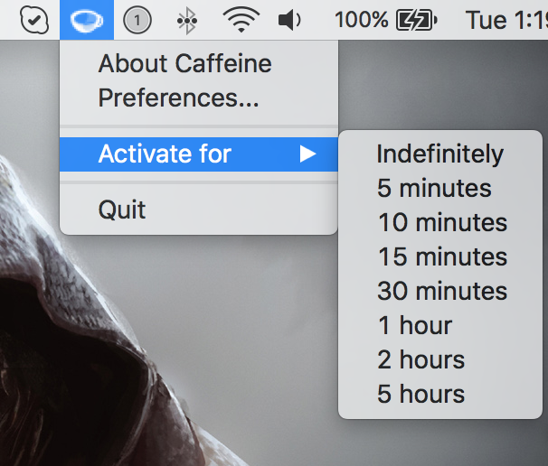 caffeine program mac